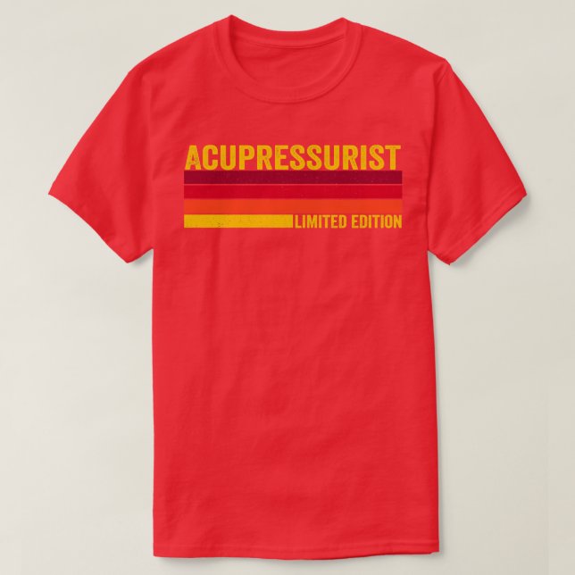 Acupressurist T Shirt (Design framsida)