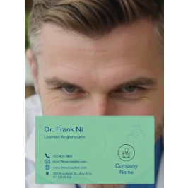 Acupuncture Business Card TCM Business card Visitkort