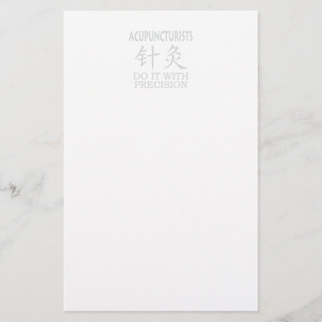 Acupuncture humor brevpapper (Framsida)