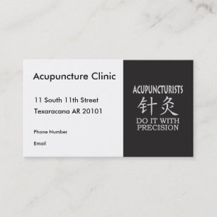 Acupuncture humor tidsbeställning kort