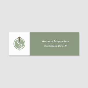Acupuncture Integrative Medicine Namn bricka Namnbricka