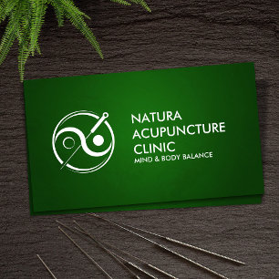 Acupuncture Nål - Yin Yang Visitkort