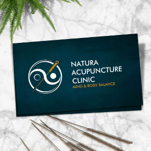 Acupuncture Nål - Yin Yang Visitkort