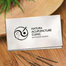 Acupuncture Nål - Yin Yang Visitkort