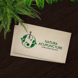 Acupuncture Nål - Yin Yang Visitkort