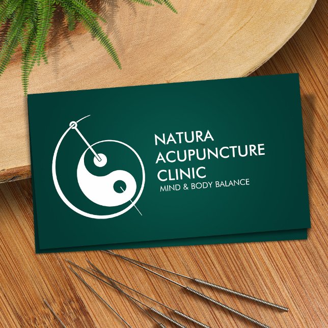 Acupuncture Nål - Yin Yang Visitkort (Skapare uppladdad)