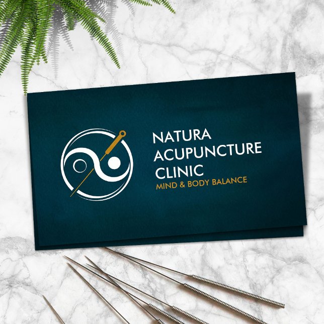 Acupuncture Nål - Yin Yang Visitkort (Skapare uppladdad)