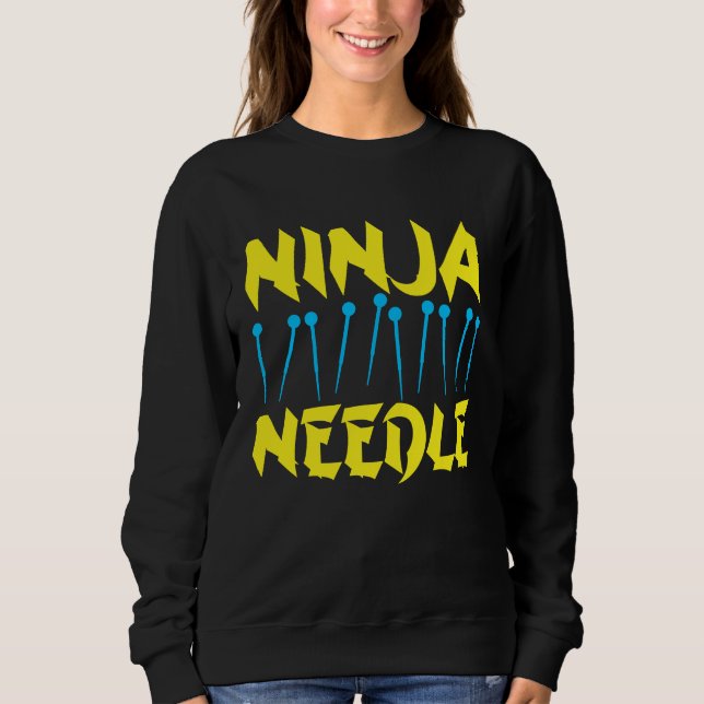 Acupuncture Ninja Needle Acupuncturist Acupuncture T Shirt (Framsida)