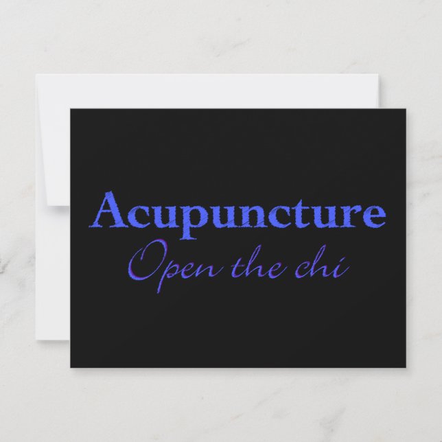 Acupuncture - Open the chi (Framsida)