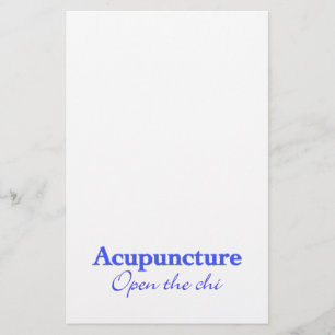 Acupuncture - Open the chi Brevpapper
