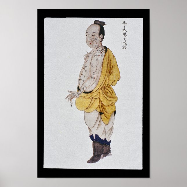 Acupuncture Small Intestine Meridian Hand Taiyang Poster (Framsidan)
