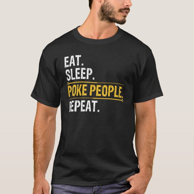 Acupuncturist, sömnsomgång, gör att folk upprepar  t shirt (Framsida)