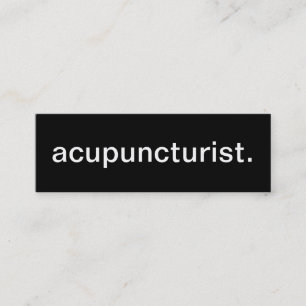 Acupuncturistvisitkort Mini Visitkort