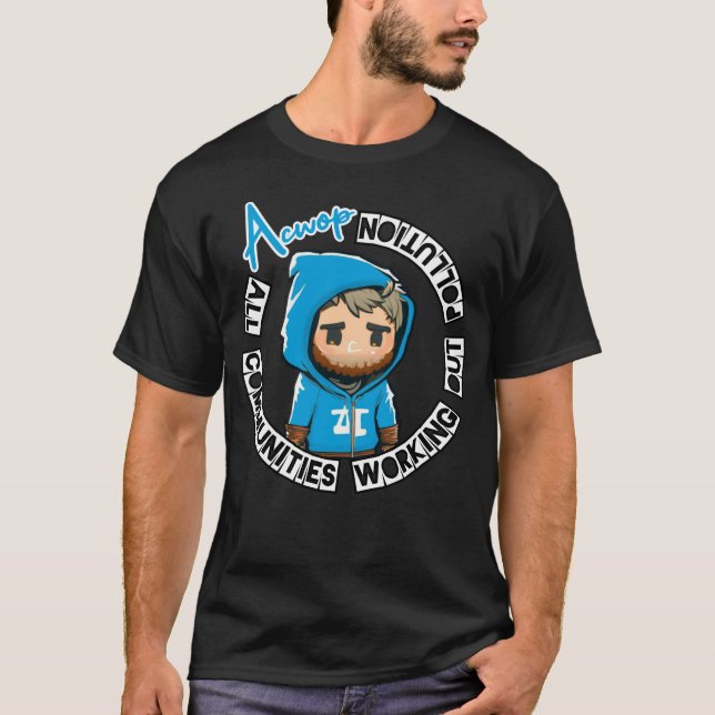 Acwop Light Blue T-Shirt (Framsida)