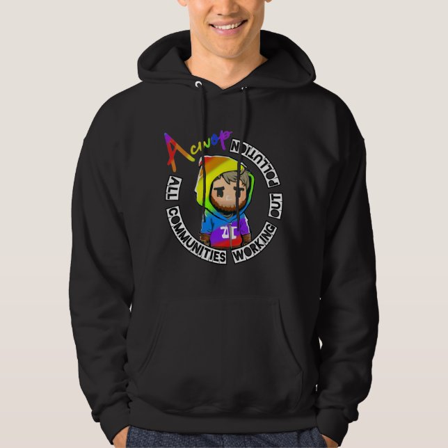 Acwop Manar tårRainbow Hoodie (Framsida)
