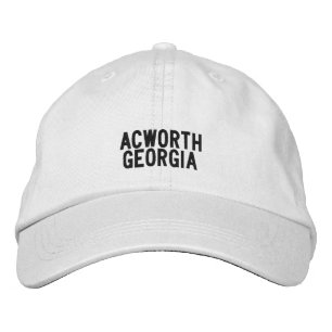 Acworth Georgia Hatt Broderad Keps