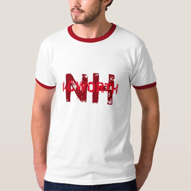Acworth, New Hampshire #AcworthNH #NH NH Tee Shirt (Framsida)