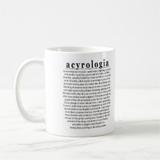 Acyrologia mugg