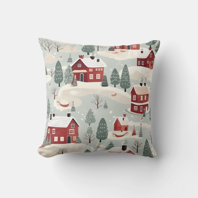 AD 002 - Jul digital mönster Kudde (Framsida)