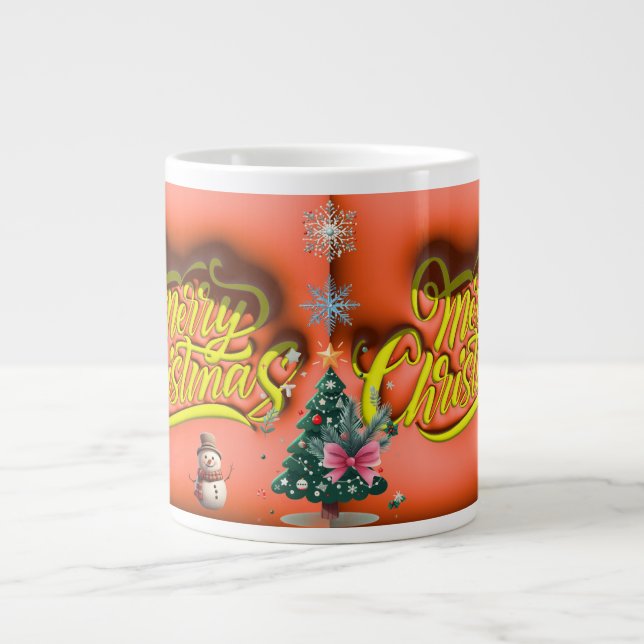 AD 024 - Jul digital grafik god jul Jumbo Mugg (Framsidan)