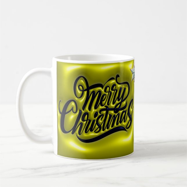 AD 025 - Jul digital grafik god jul Kaffemugg (Vänster)