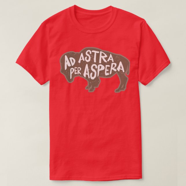 Ad Astra Per Aspera T Shirt (Design framsida)