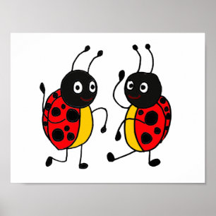 AD- Dancing Ladybugs Poster