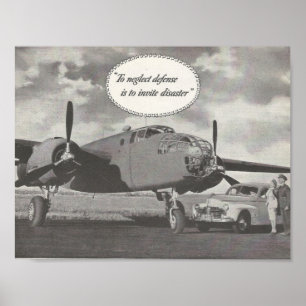 Ad Defence Theme 1941. Luftfartyg. Poster