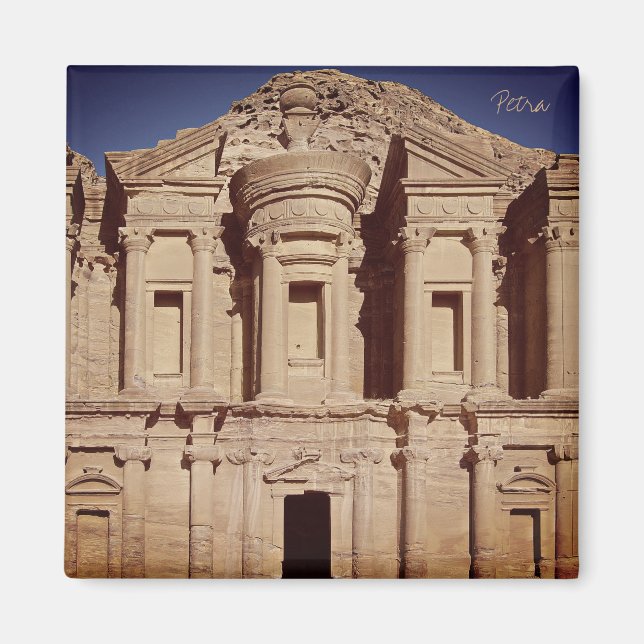 Ad Deir - Petra - Jordanien Magnet (Framsidan)