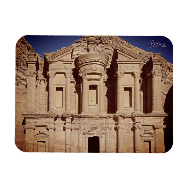 Ad Deir - Petra - Jordanien Magnet (Horisontell)