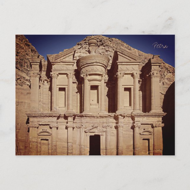 Ad Deir - Petra - Jordanien Vykort (Framsida)