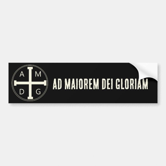 Ad maiorem Dei gloriam Bildekal (Framsidan)