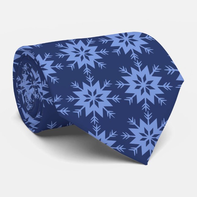 Ad Man Arrow-flake Snowflake Blue Two-sided Slips (Rullad)