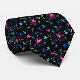 Ad Man Martini Foulard Black Two-sided Slips