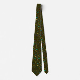 Ad Man Martini Foulard Olive-Brown Two-sided Slips