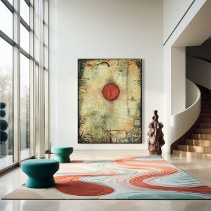 Ad Marginem av Paul Klee, Abstrakt Art Poster