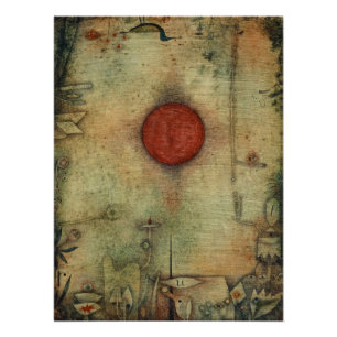 Ad marginem, vid Kant av Paul Klee Fototryck