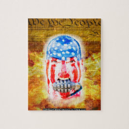 AD-marknadsföring Poster på en Pussel