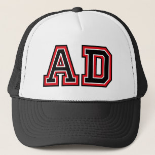 ’AD’ Monogram Keps