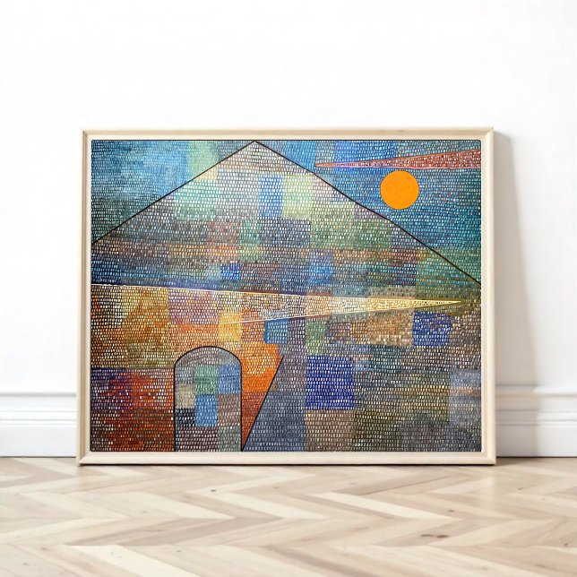 Ad Parnassum av Paul Klee, Abstrakt Art Poster (Skapare uppladdad)