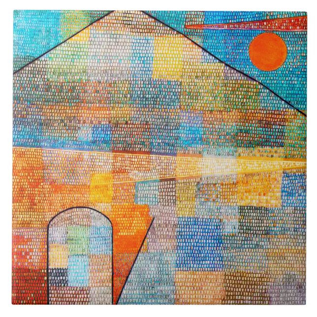 Ad Parnassum, Paul Klee Kakelplatta (Framsidan)