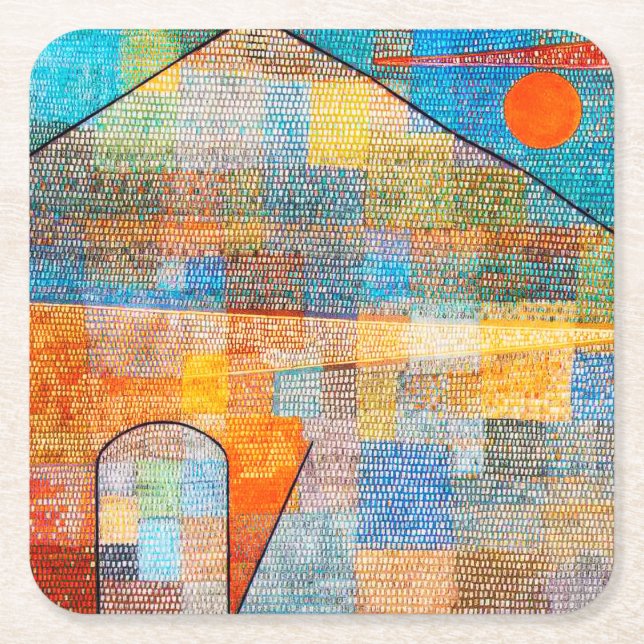 Ad Parnassum, Paul Klee Underlägg Papper Kvadrat (Framsidan)