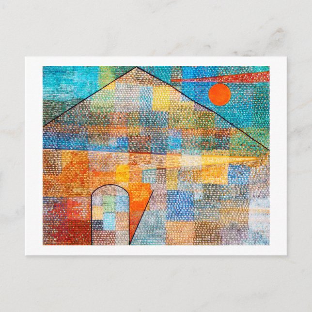 Ad Parnassum, Paul Klee Vykort (Framsida)