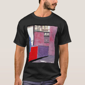Ad Reinhardt AI Red Lila City Day Abstrakt Art G T Shirt