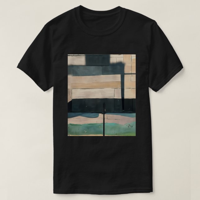 Ad Reinhardt AI Stone Wall City Day Abstrakt Art G T Shirt (Design framsida)