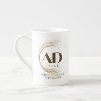 "AD Style – Det här är ditt kungarike" Premiumdesi Benporslin Mugg