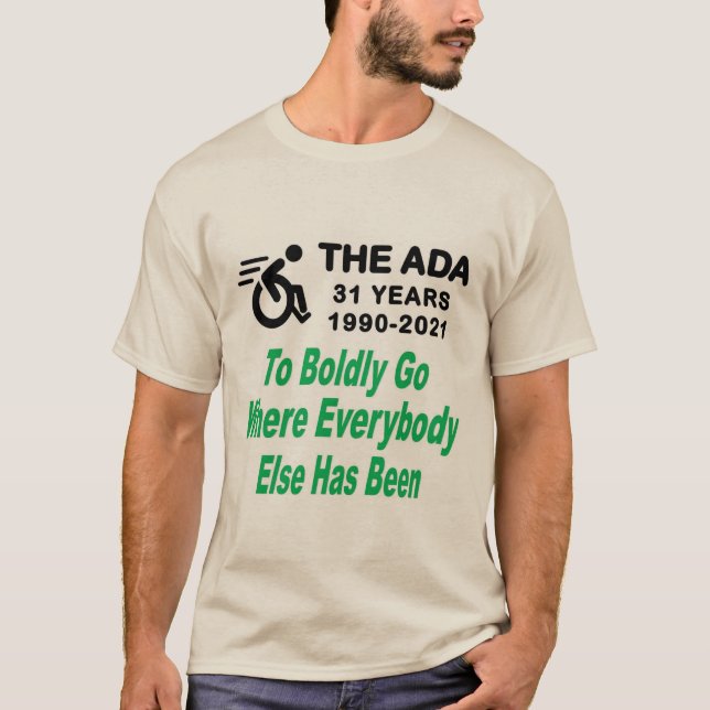 ADA 31 till Boldy går dit alla andra har varit T Shirt (Framsida)