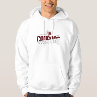 Ada Cougar Band Hooded Sweatshirt White