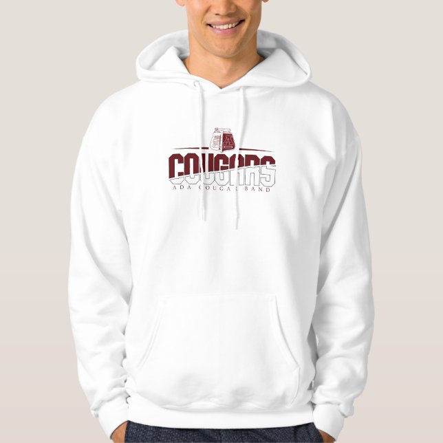 Ada Cougar Band Manar Classic Hooded Sweatshirt (Framsida)