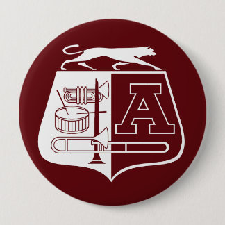 Ada Cougar Band Maroon Button Knapp